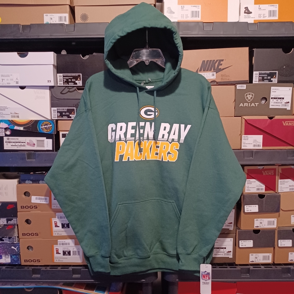 NFL Green Bay Packers Sweat Shirt Pullover Hoodie Football Fan
